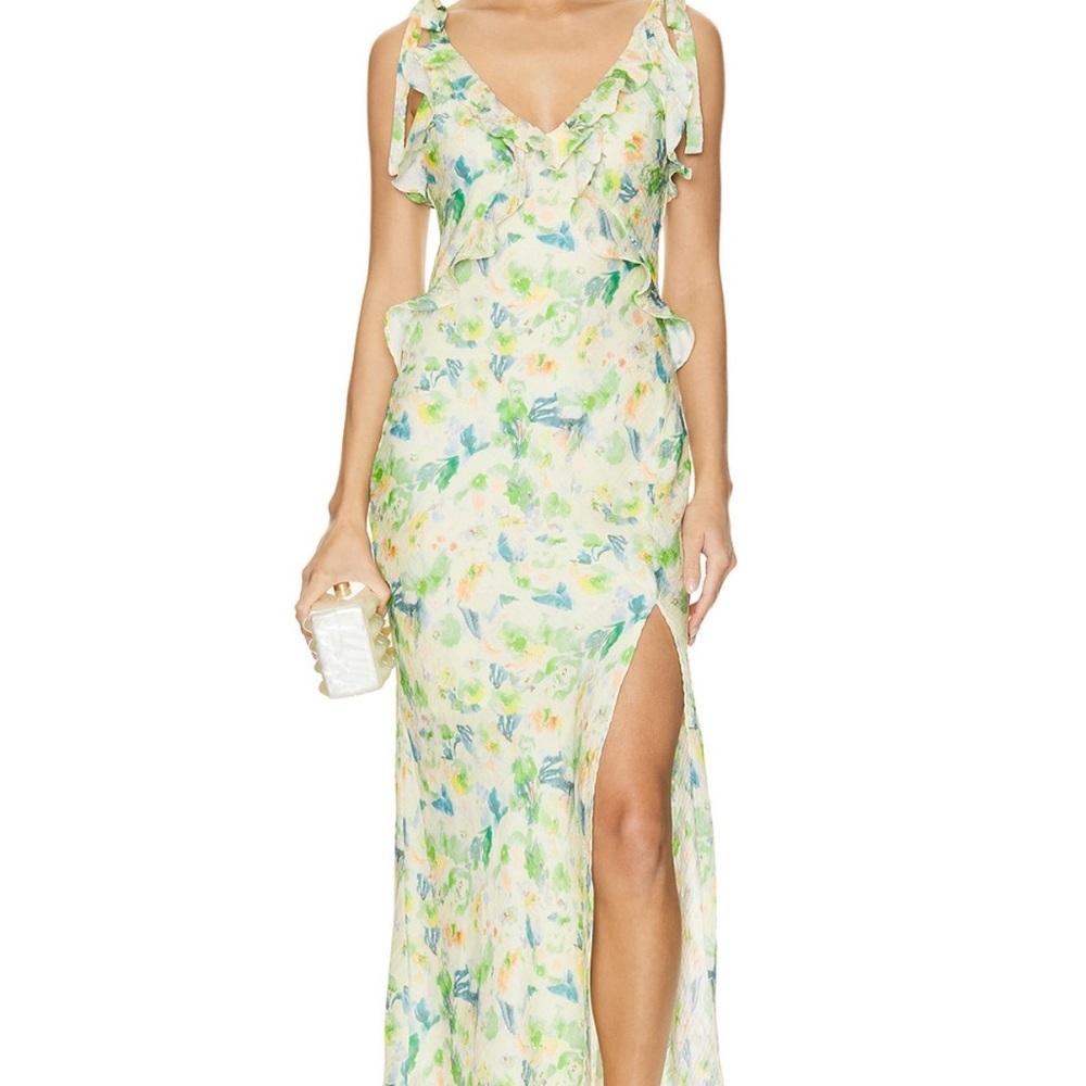 Floral Sleeveless Maxi Dress